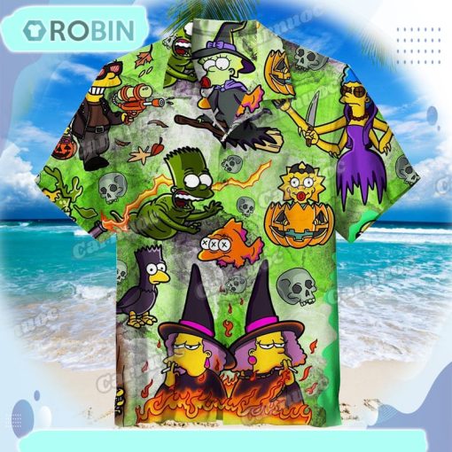 The Simpsons’ Halloween Hawaiian Shirt