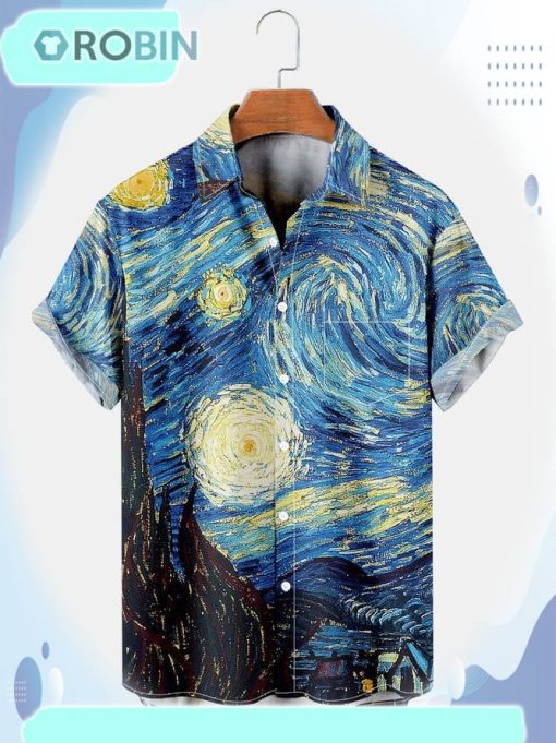 The Starry Night Hawaiian Shirt