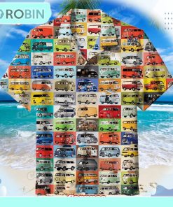 The VW Groovy Bus Hawaiian Shirt The VW Groovy Bus Hawaiian Shirt