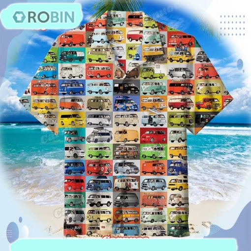 The VW Groovy Bus Hawaiian Shirt
