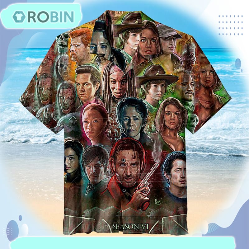 The Walking Dead Season Universal Hawaiian Shirt The Walking Dead Season ⅥUniversal Hawaiian Shirt