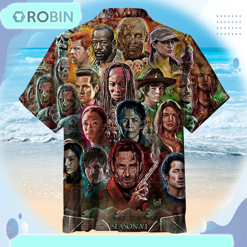 The Walking Dead Season Universal Hawaiian Shirt The Walking Dead Season ⅥUniversal Hawaiian Shirt