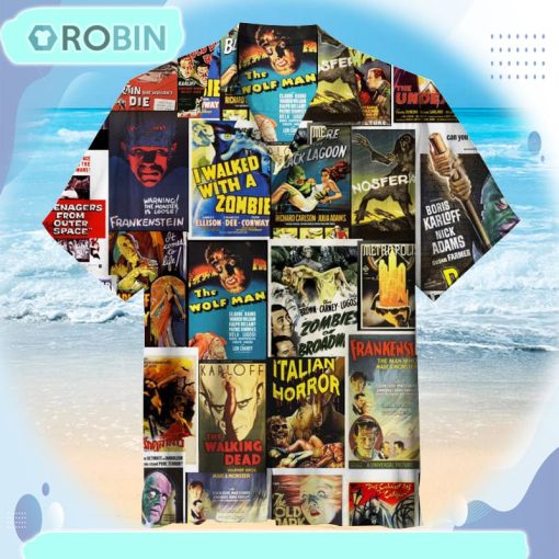 Thriller Movie Collage Unisex Hawaiian Shirt