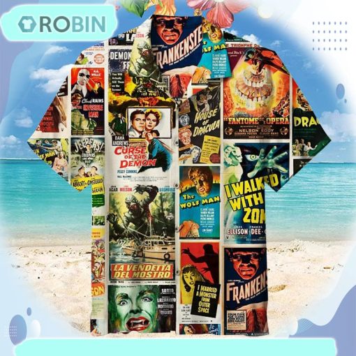 Thriller Movie Collage Unisex Hawaiian Shirt HWS89
