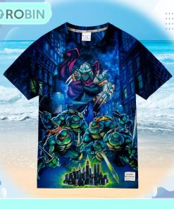 TMNT Hyper Stone Manhattan Universal Hawaiian Shirt TMNT Hyper Stone Manhattan Universal Hawaiian Shirt