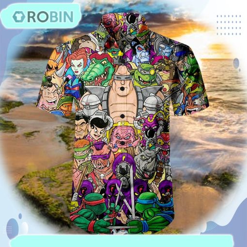 TMNT Rogues Gallery Unisex Hawaiian Shirt