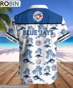 Toronto Blue Jays Palm Island Pattern MLB Hawaiian Shirt