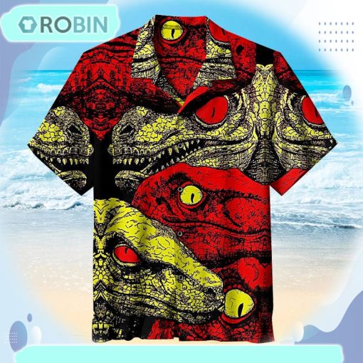 Trippy Dinosaur Universal Hawaiian Shirt
