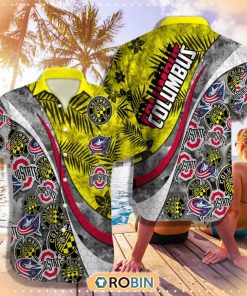 Tropical Columbus Sport Teams Hawaiian Shirt
