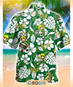 Tropical Summer Legend Of Zelda Korok Pattern Hawaiian Shirt Tropical Summer Legend Of Zelda Korok Pattern Hawaiian Shirt