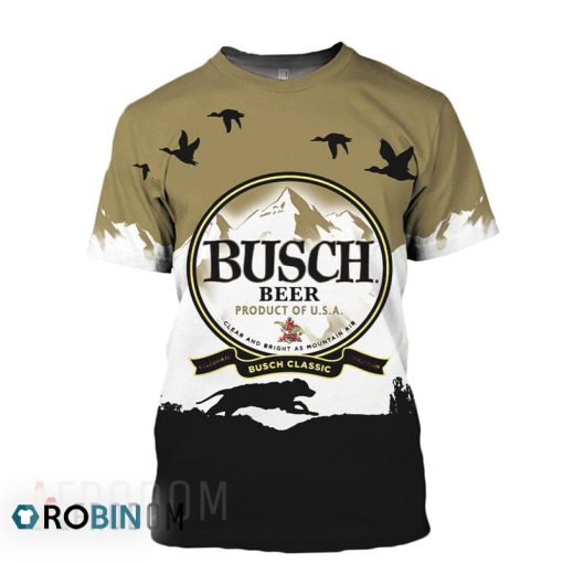 Tropy Can Busch 3D All Over Printed T-Shirt