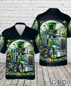 Trucker Happy St Patrick’s Day Hawaiian Shirt