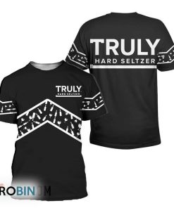 Truly Hard Seltzer Black Wine Pattern T-Shirt