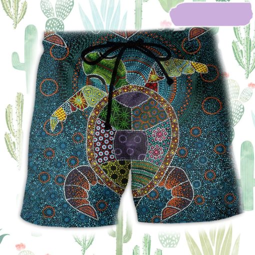 Turtle Love Life Style Beach Short, Gift for Holiday Summer