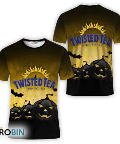 Twisted Tea Halloween Night Pumpkin 3D Printed T-Shirt Twisted Tea Halloween Night Pumpkin 3D Printed T-Shirt