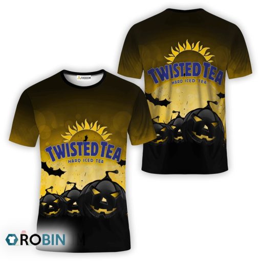 Twisted Tea Halloween Night Pumpkin 3D Printed T-Shirt