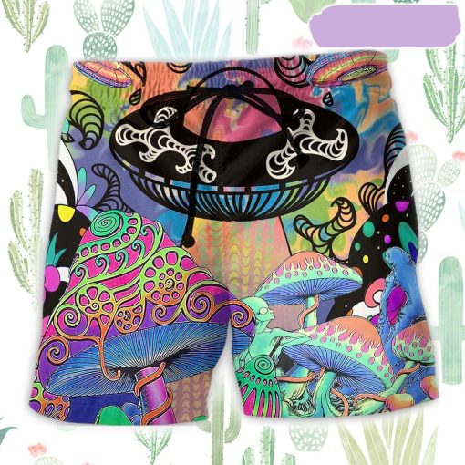 UFO Go To Galaxy Sky Beach Short, Gift for Holiday Summer