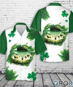 US Army 82nd Airborne Division St Patrick’s Day Shamrock Summer Hawaiian Shirt
