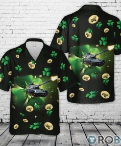 US Army M60 Main Battle Tank, Patrick’s Day Hawaiian Shirt US Army M60 Main Battle Tank, Patrick’s Day Hawaiian Shirt