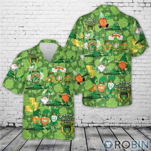 U.S. Coast Guard Heartland St Patrick’s Day Hawaiian Shirt