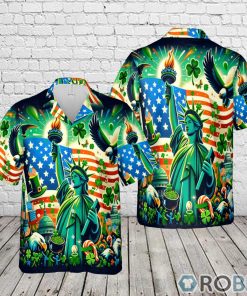 USA St. Patrick’s Day Summer Hawaiian Shirt USA St. Patrick’s Day Summer Hawaiian Shirt