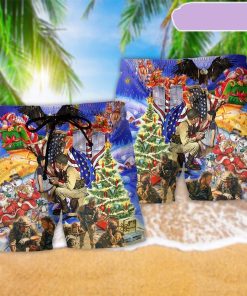 Veteran America Merry Christmas Beach Short, Gift for Holiday Summer Veteran America Merry Christmas Beach Short, Gift for Holiday Summer