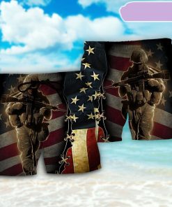 Veteran US Flag America Beach Short, Gift for Holiday Summer Veteran US Flag America Beach Short, Gift for Holiday Summer