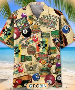 Vintage Billiard Lovers Hawaiian Shirt Vintage Billiard Lovers Hawaiian Shirt