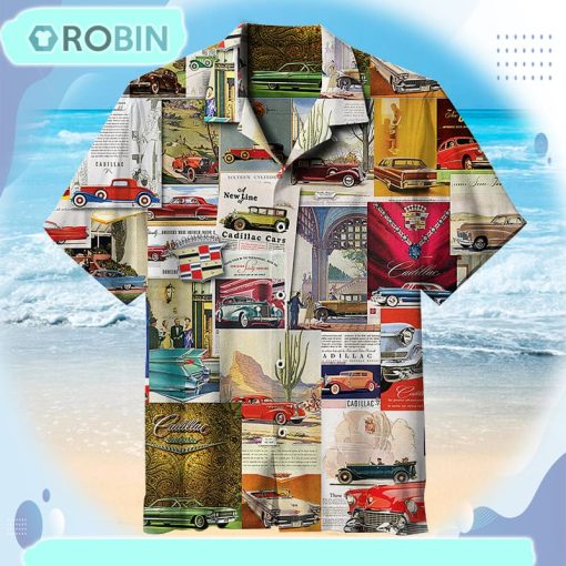 Vintage Car Ads, CadillacUniversal Hawaiian Shirt