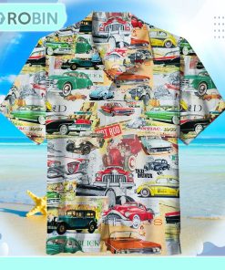 Vintage Car Universal Hawaiian Shirt Vintage Car Universal Hawaiian Shirt