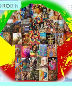 Vintage Hippie Retro Aesthetic Unisex Hawaiian Shirt HWS36
