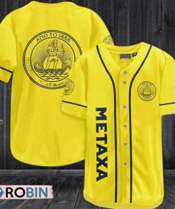 Vintage Metaxa Liquor Baseball Jersey Shirt Style Vintage Metaxa Liquor Baseball Jersey Shirt Style
