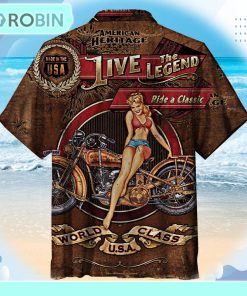 Vintage Motorcycle Universal Hawaiian Shirt Vintage Motorcycle Universal Hawaiian Shirt