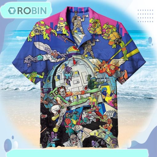 Vintage Ninja Turtles Universal Hawaiian Shirt