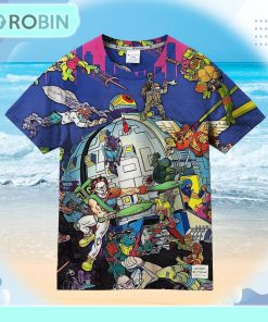Vintage Ninja Turtles Universal Hawaiian Shirt Vintage Ninja Turtles Universal Hawaiian Shirt