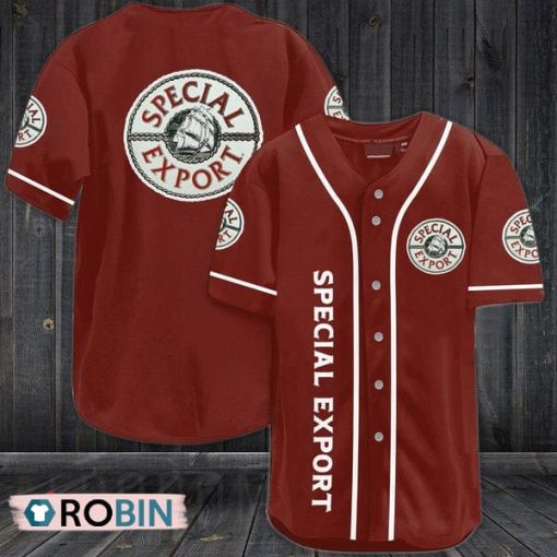 Vintage Special Export Beer Baseball Jersey Shirt Style