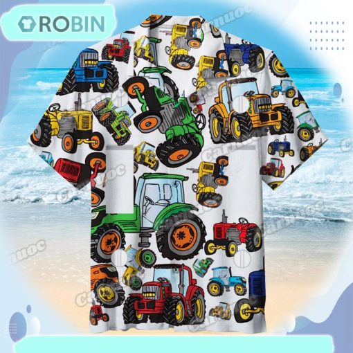 Vintage Tractor Unisex Hawaiian Shirt