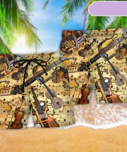Violin Music Violin Speaks Beach Short, Gift for Holiday Summer Violin Music Violin Speaks Beach Short, Gift for Holiday Summer