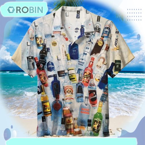 VODKA BOTTLES,CHILL OUT Hawaiian Shirt