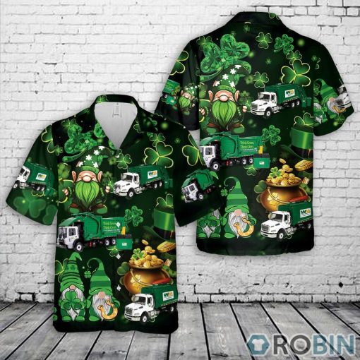 Waste Management, St Patrick’s Day Hawaiian Shirt