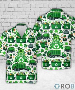 Waste Management St. Patrick’s Day Hawaiian Shirt Waste Management St. Patrick’s Day Hawaiian Shirt