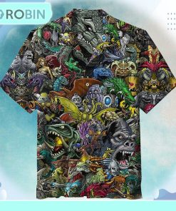 Welcome to the world of Godzilla Hawaiian shirt Welcome to the world of Godzilla Hawaiian shirt