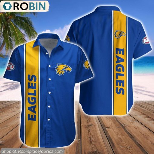 West Coast Eagles Hawaiian Shirt AFL Teams