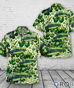 West Des Moines, Iowa, Mercy Medical St Patrick’s Day Hawaiian Shirt