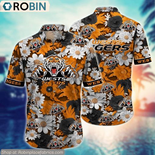 Wests Tigers Hawaiian Shirt NRL Teams
