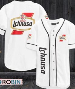 White Birra Ichnusa Beer Baseball Jersey Shirt Style