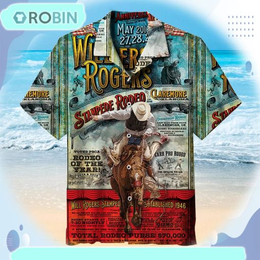 Will Rogers Stampede RodeoUniversal Hawaiian Shirt