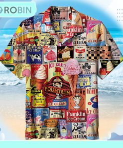 Will take you back to the good old days when ice cream was just a nickel. Unisex Hawaiian Shirt