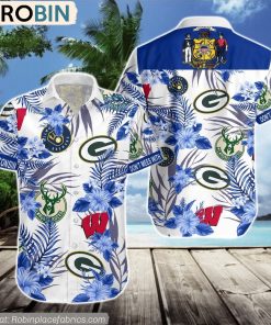 Wisconsin Sports Hawaiian Shirt