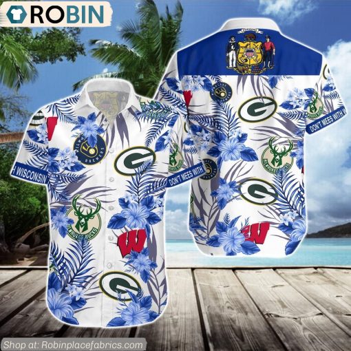 Wisconsin Sports Hawaiian Shirt